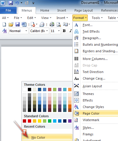 Figure 1: Background Removal in Word 2010