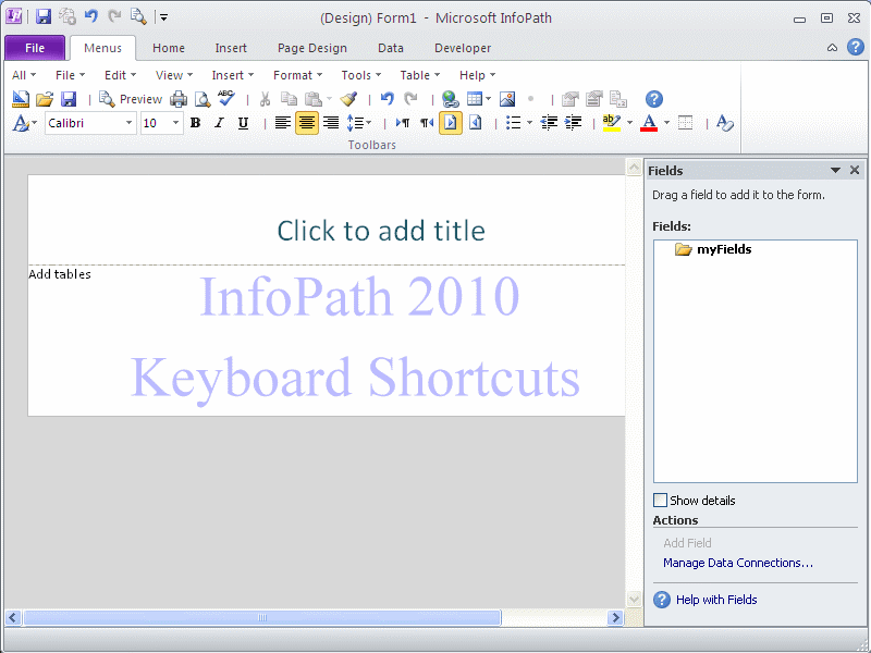 InfoPath-2010-demo-shortcuts